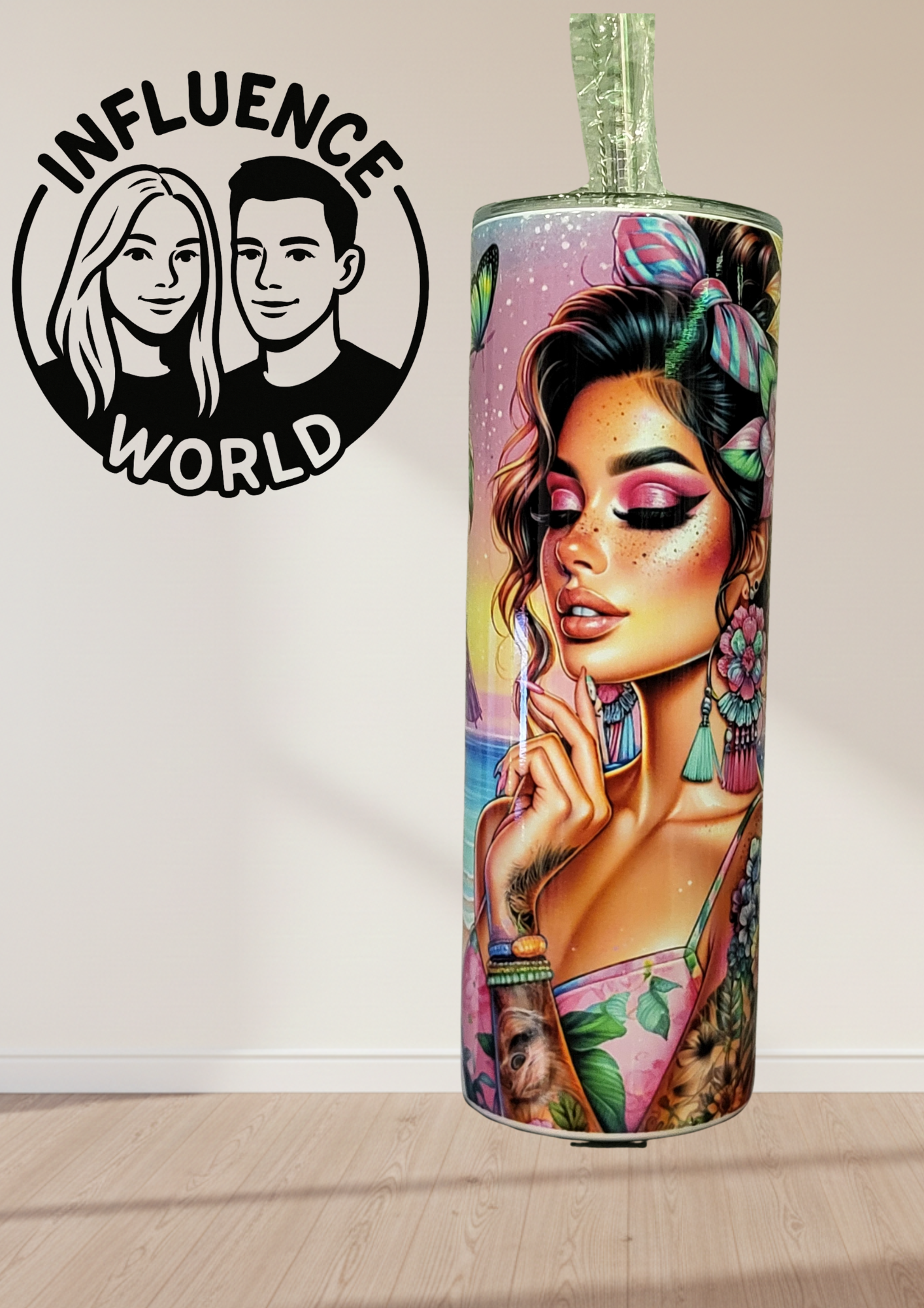 20 OZ sublimierter Tumbler Alubecher für Warm und Kaltgetränke Motiv 5 oclock