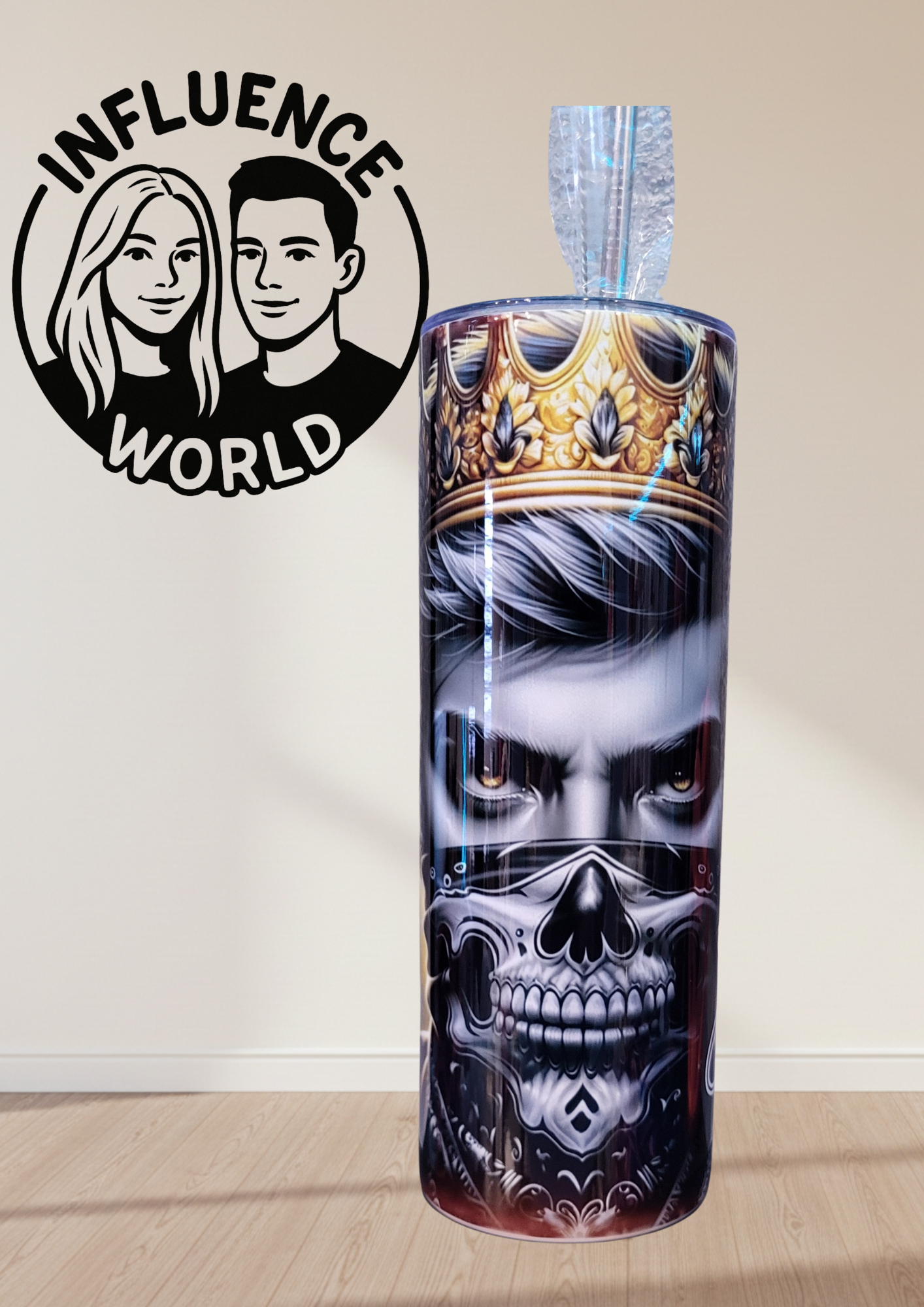 20 OZ sublimierter Tumbler Alubecher für Warm und Kaltgetränke Motiv Her King