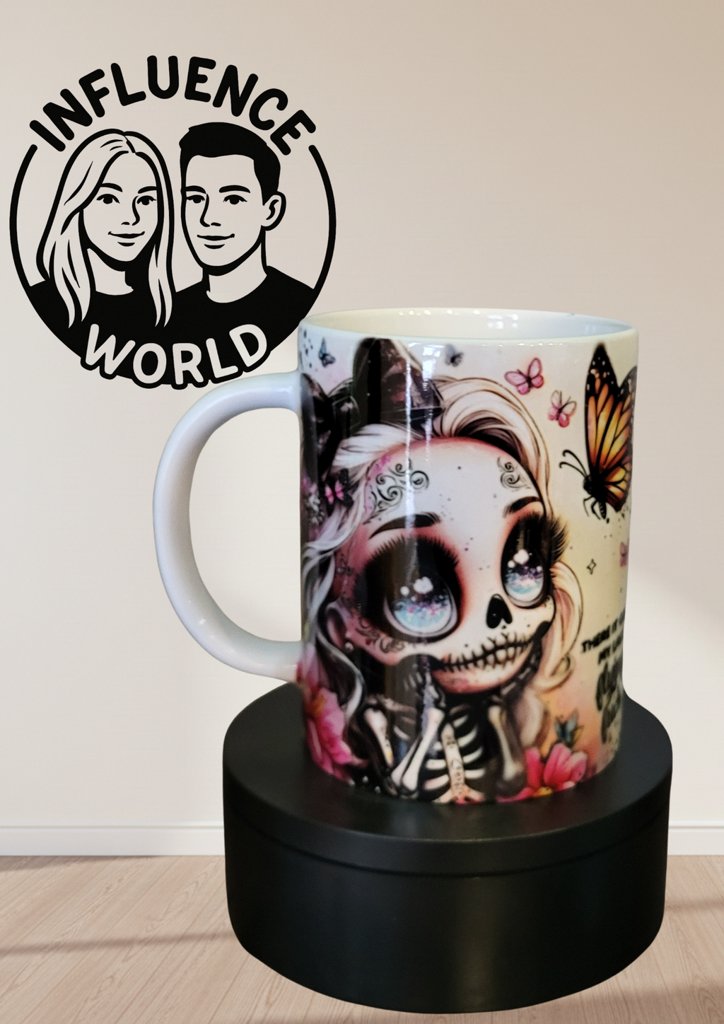 Tasse mit La Catrina Girl Mein letzter Nerv 15OZ