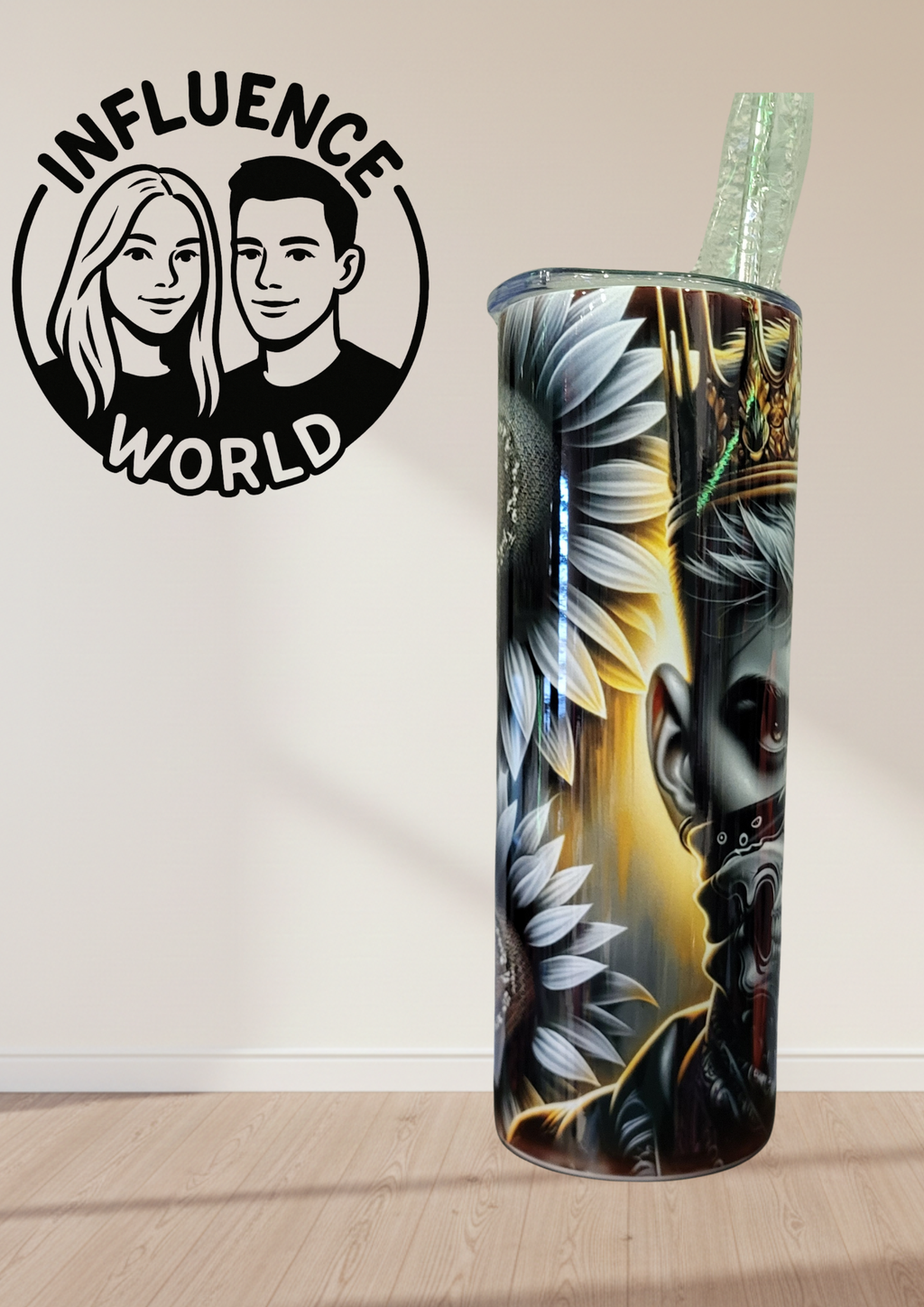 20 OZ sublimierter Tumbler Alubecher für Warm und Kaltgetränke Motiv Her King