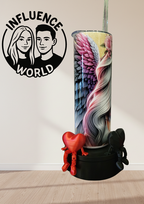 20 OZ sublimierter Tumbler Alubecher für Warm und Kaltgetränke Motiv Baby Angel