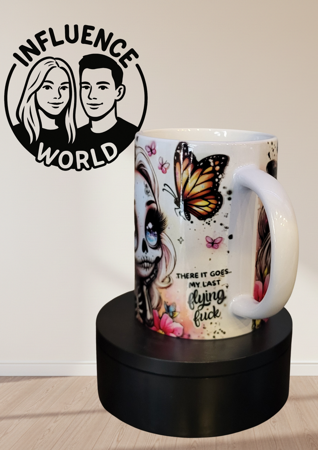 Tasse mit La Catrina Girl Mein letzter Nerv 15OZ