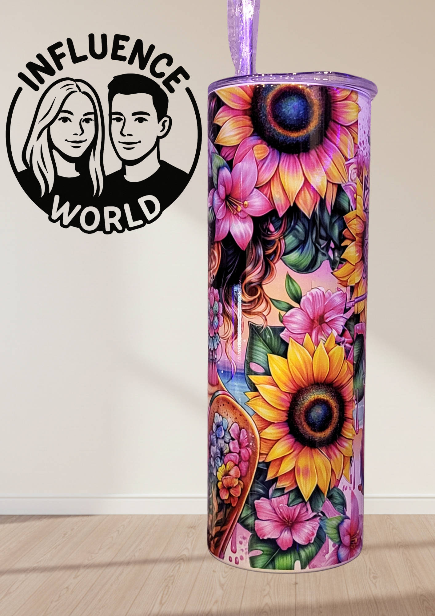 20 OZ sublimierter Tumbler Alubecher für Warm und Kaltgetränke Motiv 5 oclock