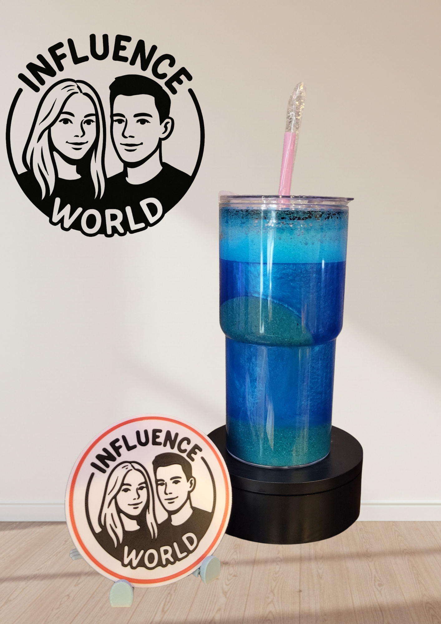 Ocean Breeze in Your Hand Edition mit Motiv möglich 20oz Snowglobetumbler Unikat