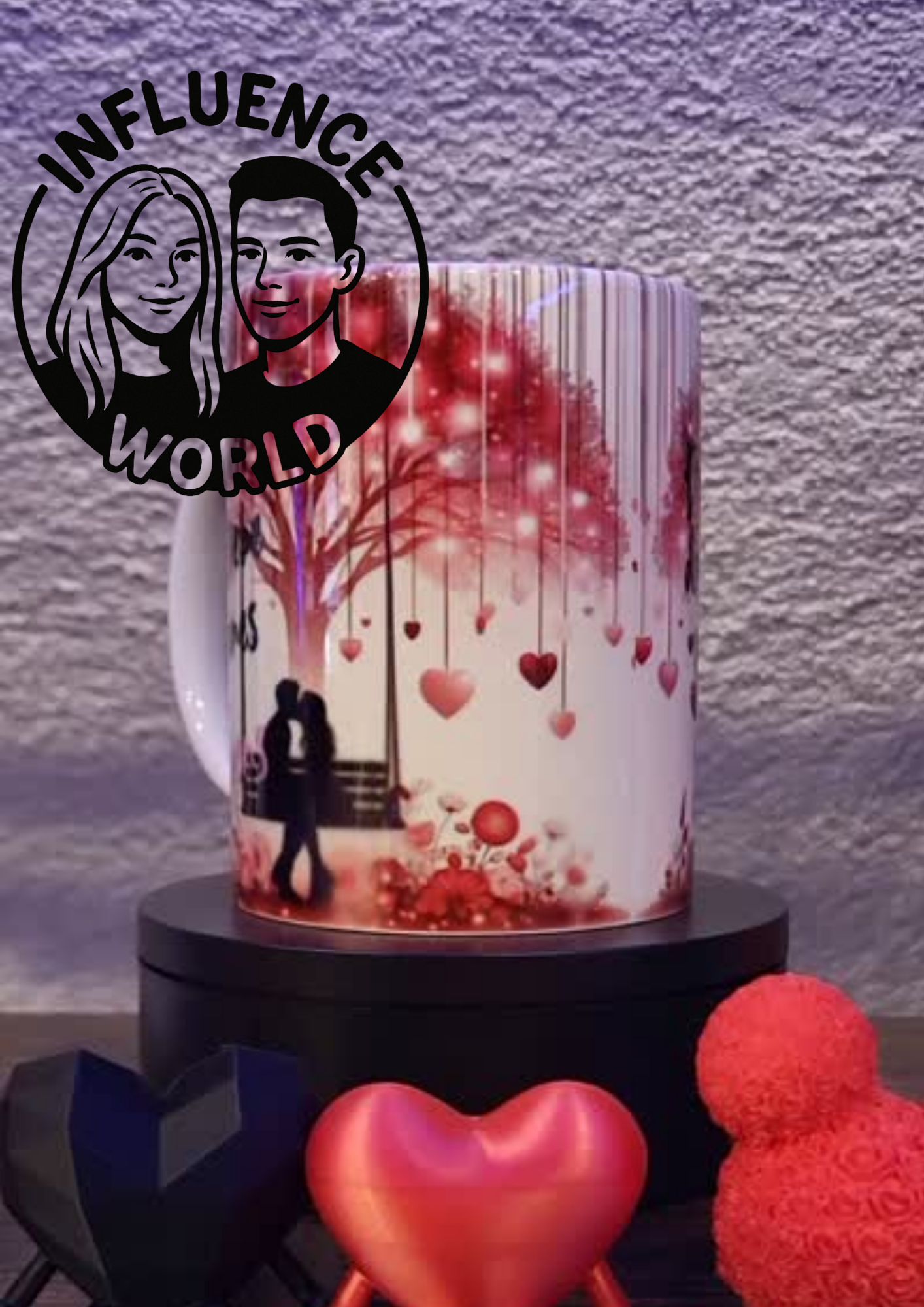 Fest der Liebe Valentinstag Tasse Motiv Schaukel