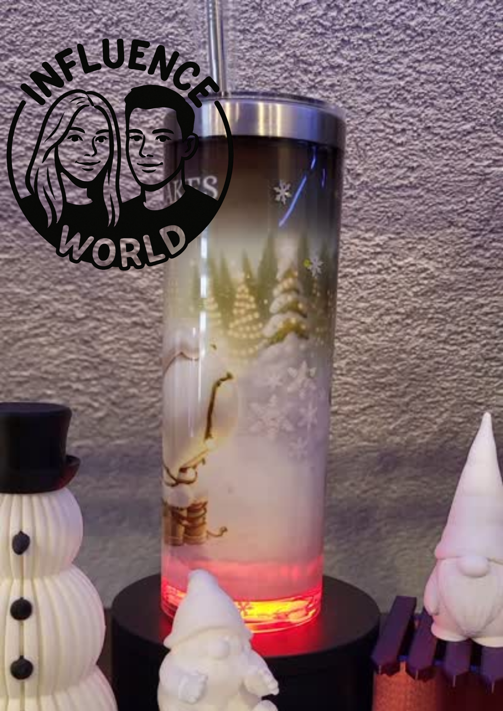 So werden Schneeflocken gemacht 20 OZ Thermobecher mit Glitzer