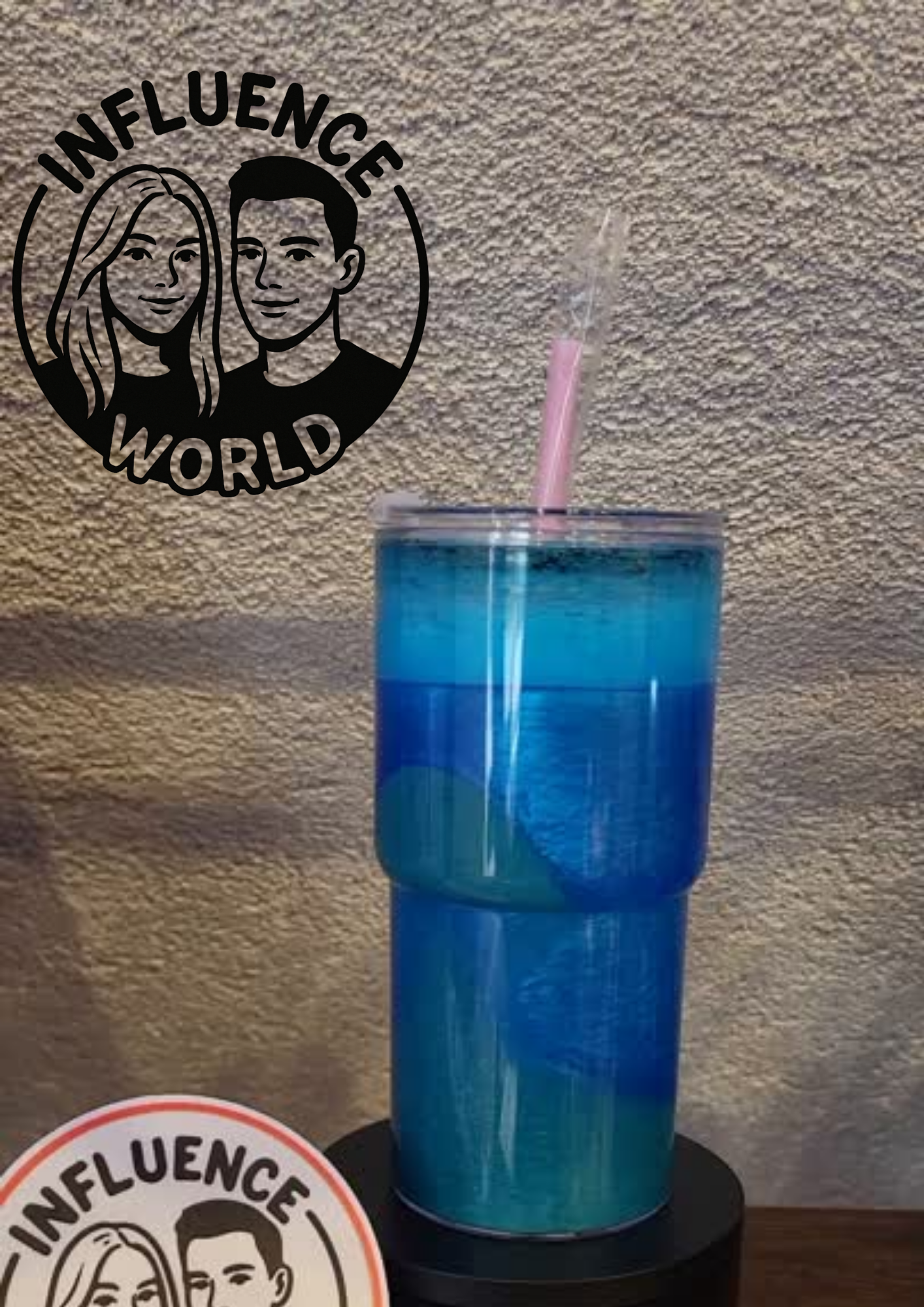 Ocean Breeze in Your Hand Edition mit Motiv möglich 20oz Snowglobetumbler Unikat