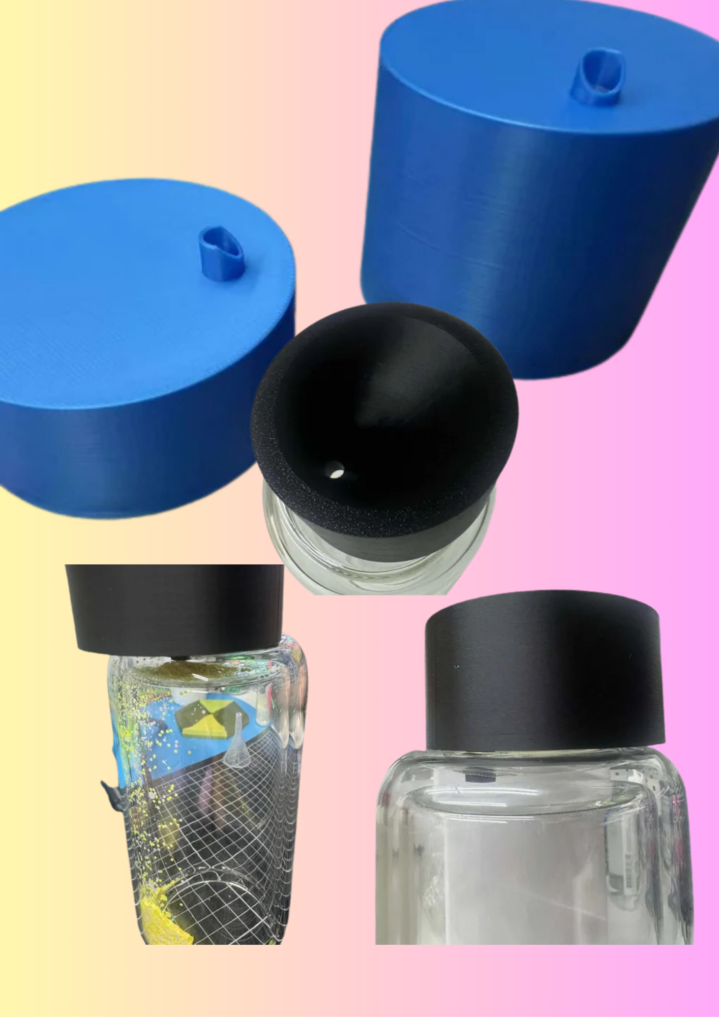 Snowglobe Tumbler magische Glitzerrutsche