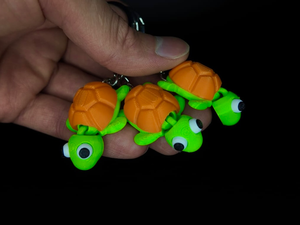 🐢 Flexi-Schildkröte „Shellby“ – Der bewegliche 3D-Druck Handschmeichler