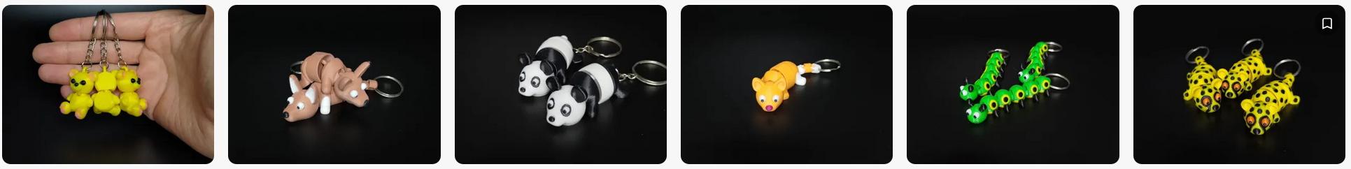 🐾 Deine tierischen Begleiter für die Hosentasche – Flexible 3D-Articulated Schlüsselanhänger